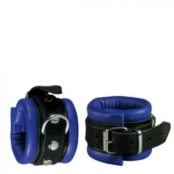 Blauwe Handboeien 5 cm breed - Kiotos Leather