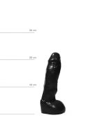 All Black Dildo Karl - 21 cm